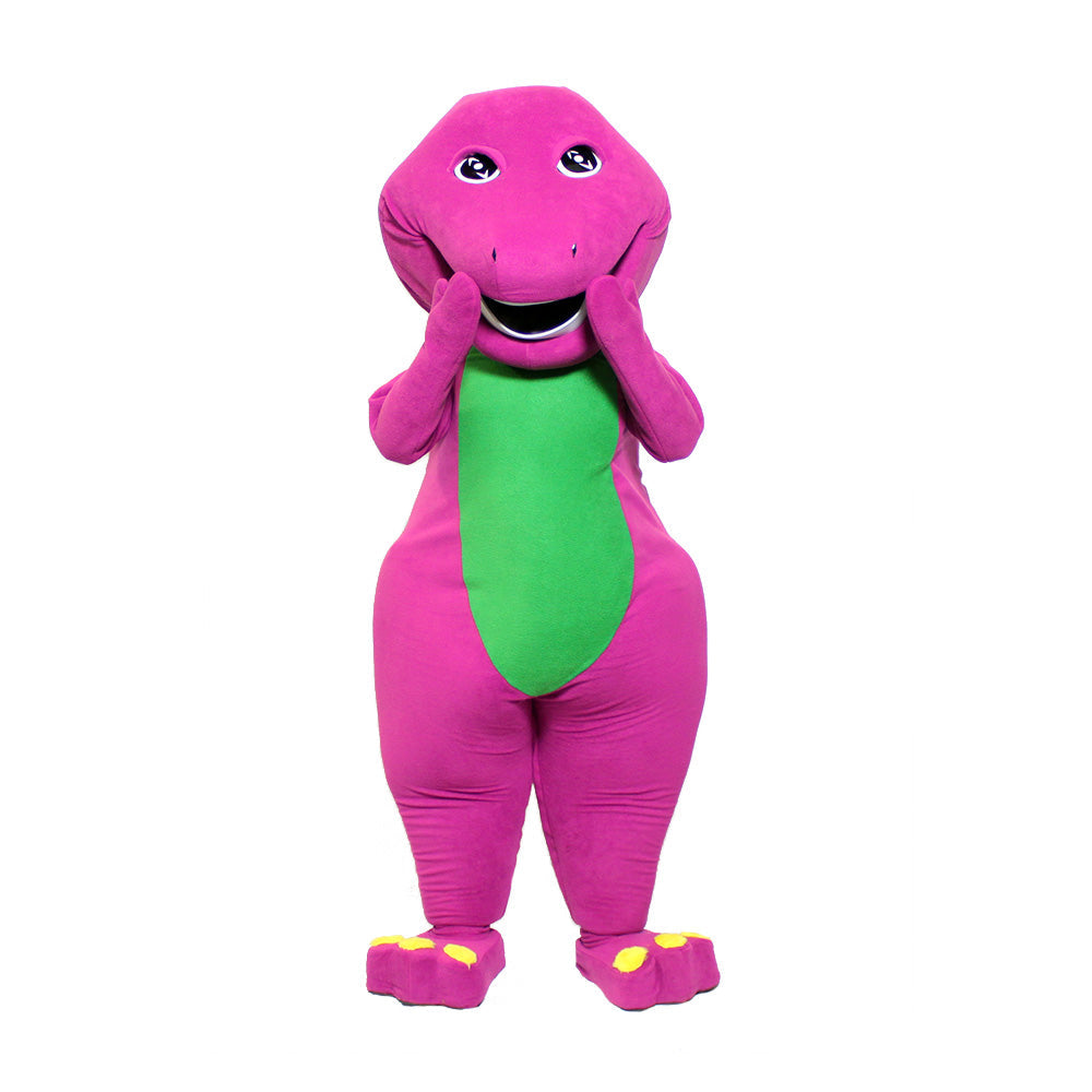 Barney mascot costume