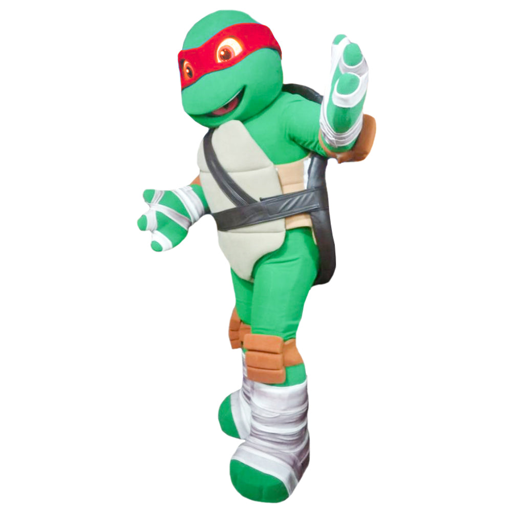 Full body Red Ninja Turtle mascot costume by Quality Mascots Costumes