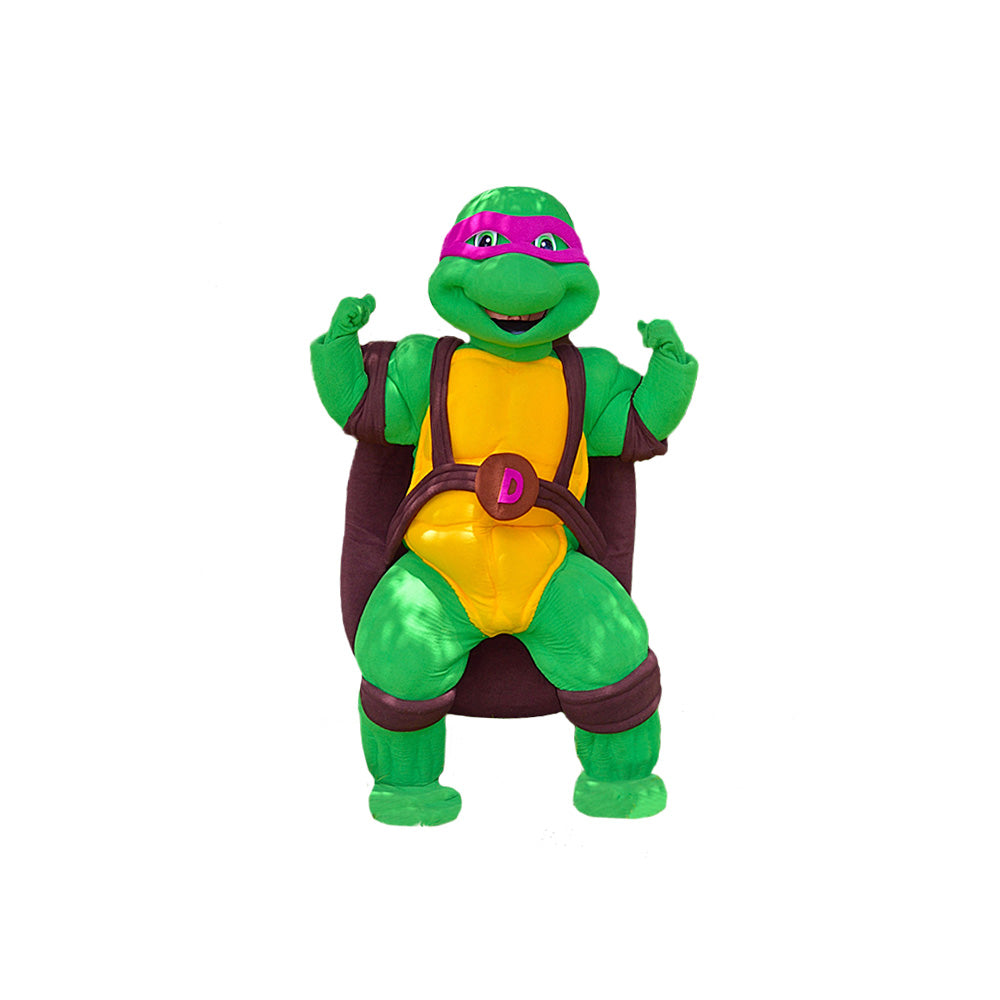 Purple Ninja Turtle mascot costume, sizes Standard (S-M-L)-2XL