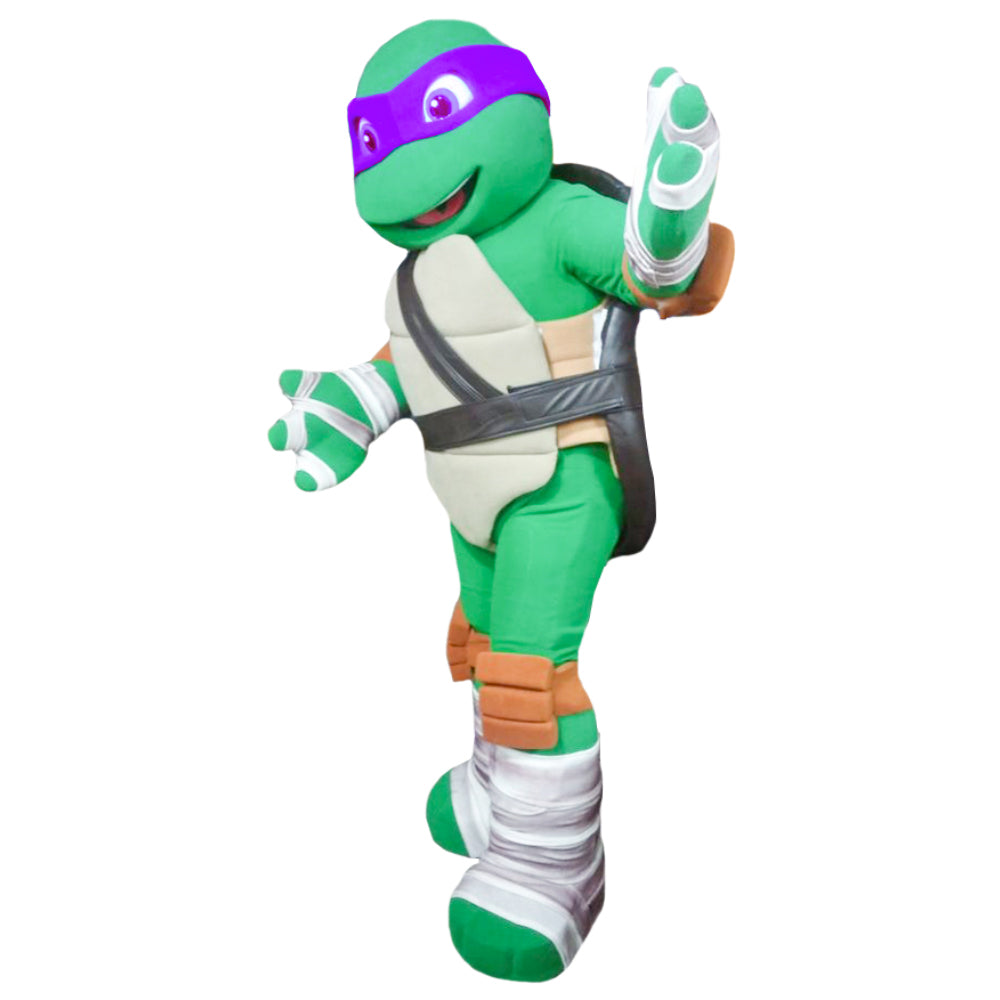 Purple Ninja Turtle mascot costume, sizes Standard (S-M-L)-2XL