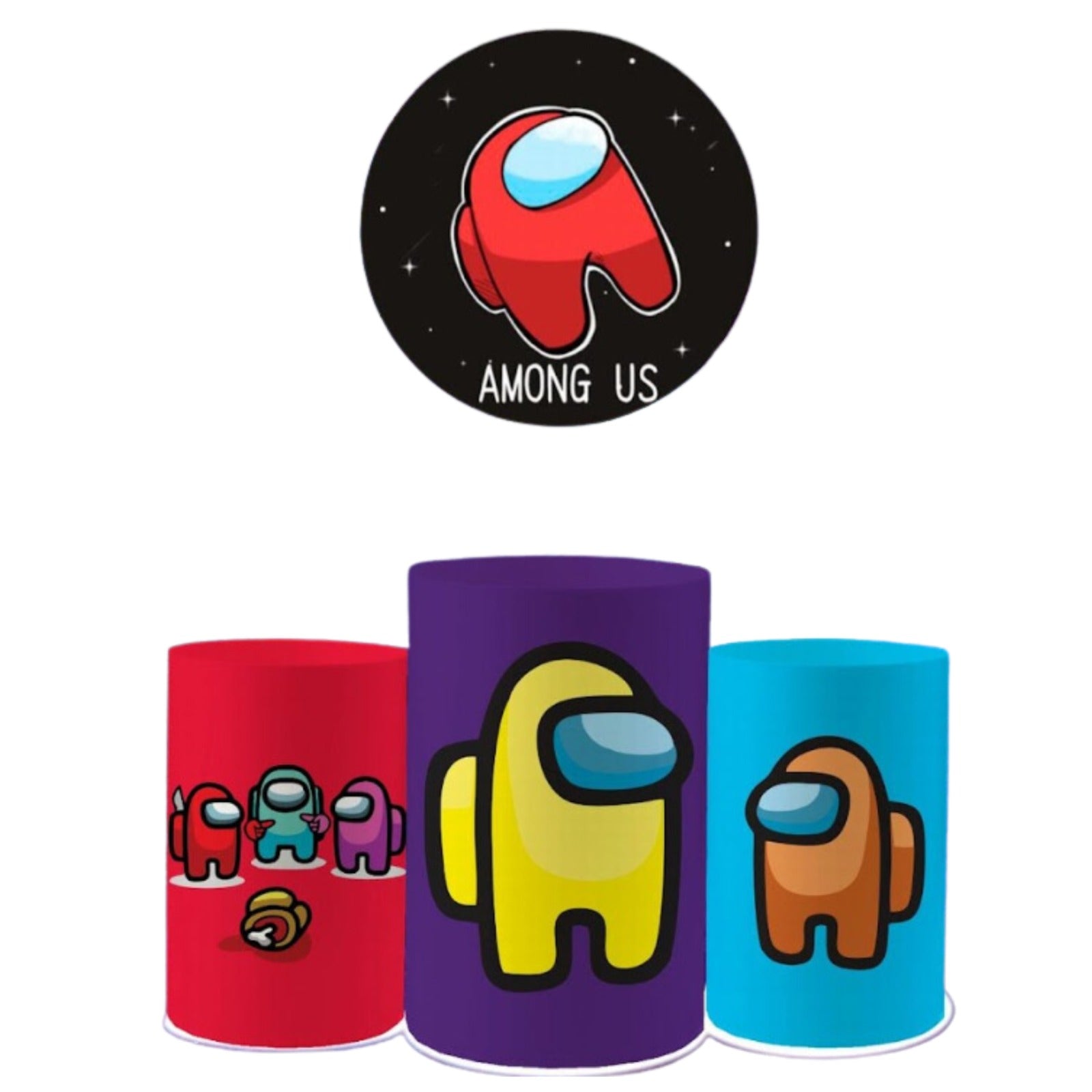 Among Us 2 Backdrop & Pedestal Cover