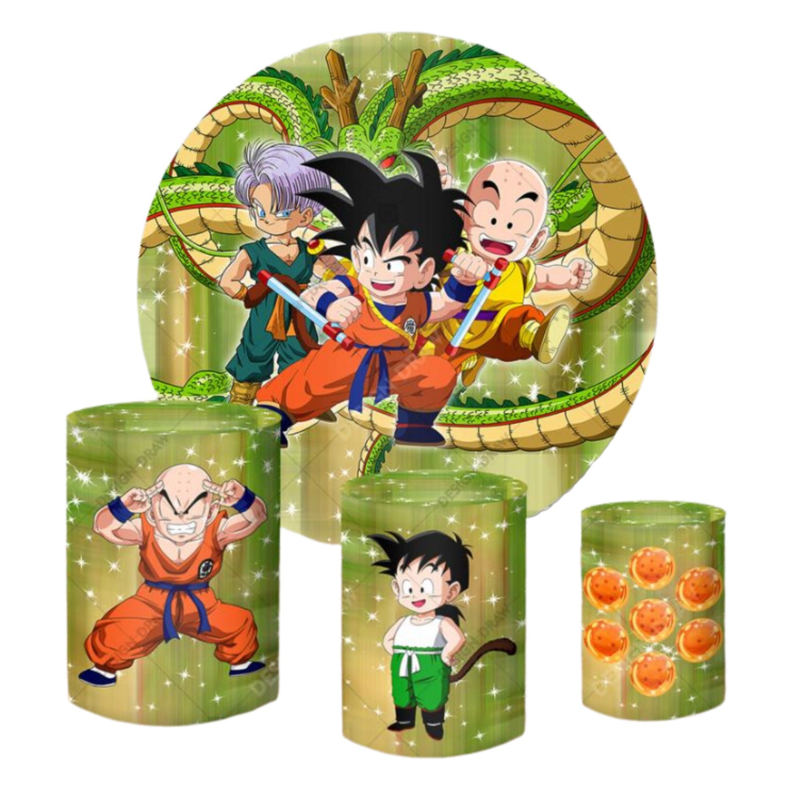 Dragon Anime Superheroe 6 Backdrop & Pedestal Cover