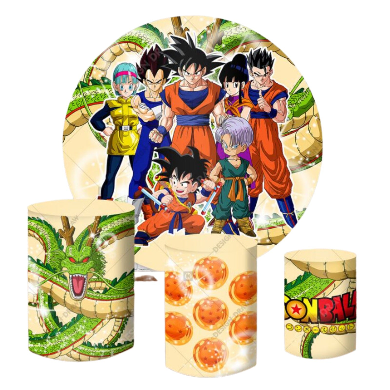 Dragon Anime Superheroe 7 Backdrop & Pedestal Cover