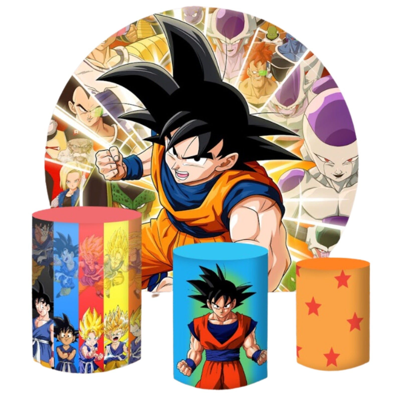Dragon Anime Superheroe Backdrop & Pedestal Cover