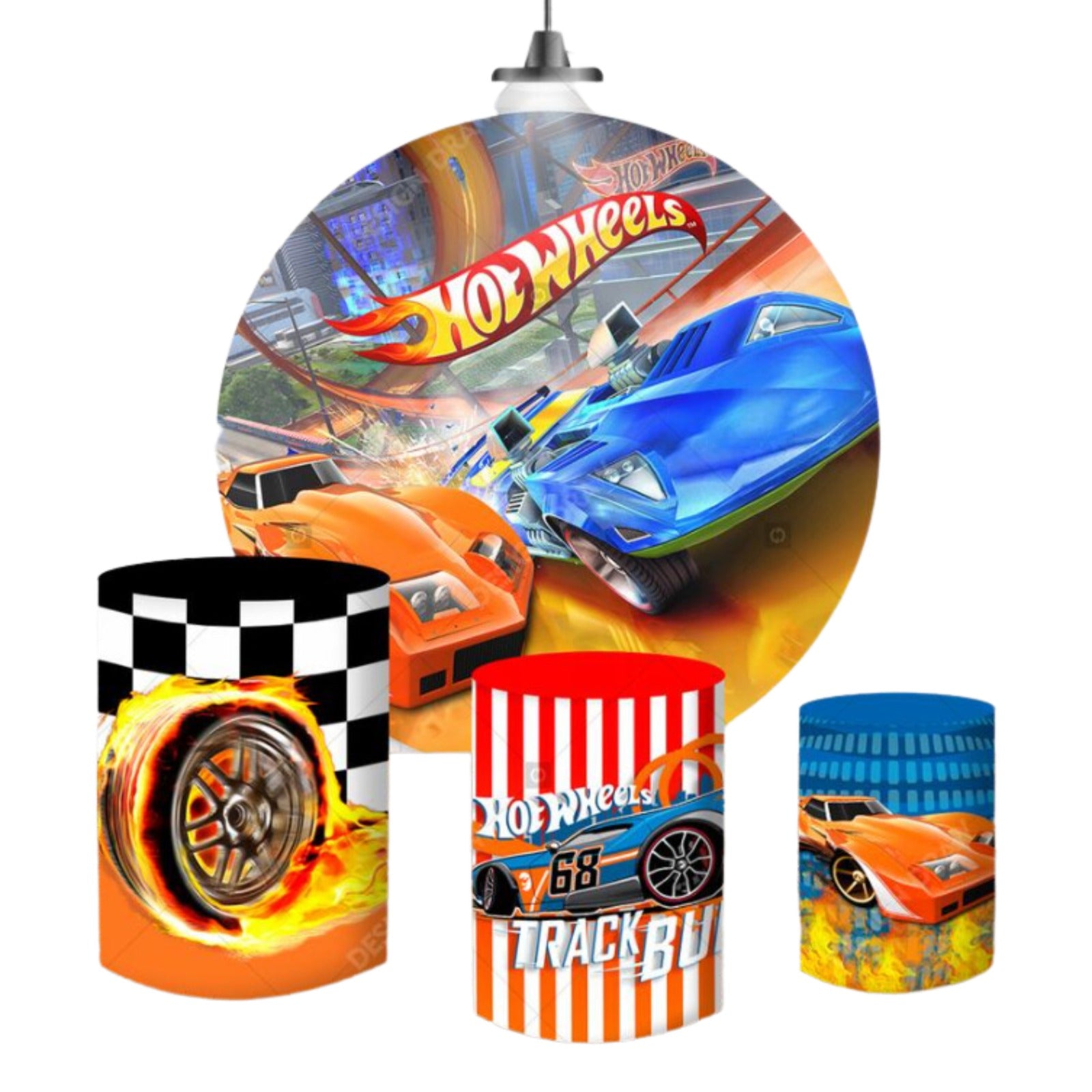 Hot Wheels 2 Backdrop & Pedestal Cover