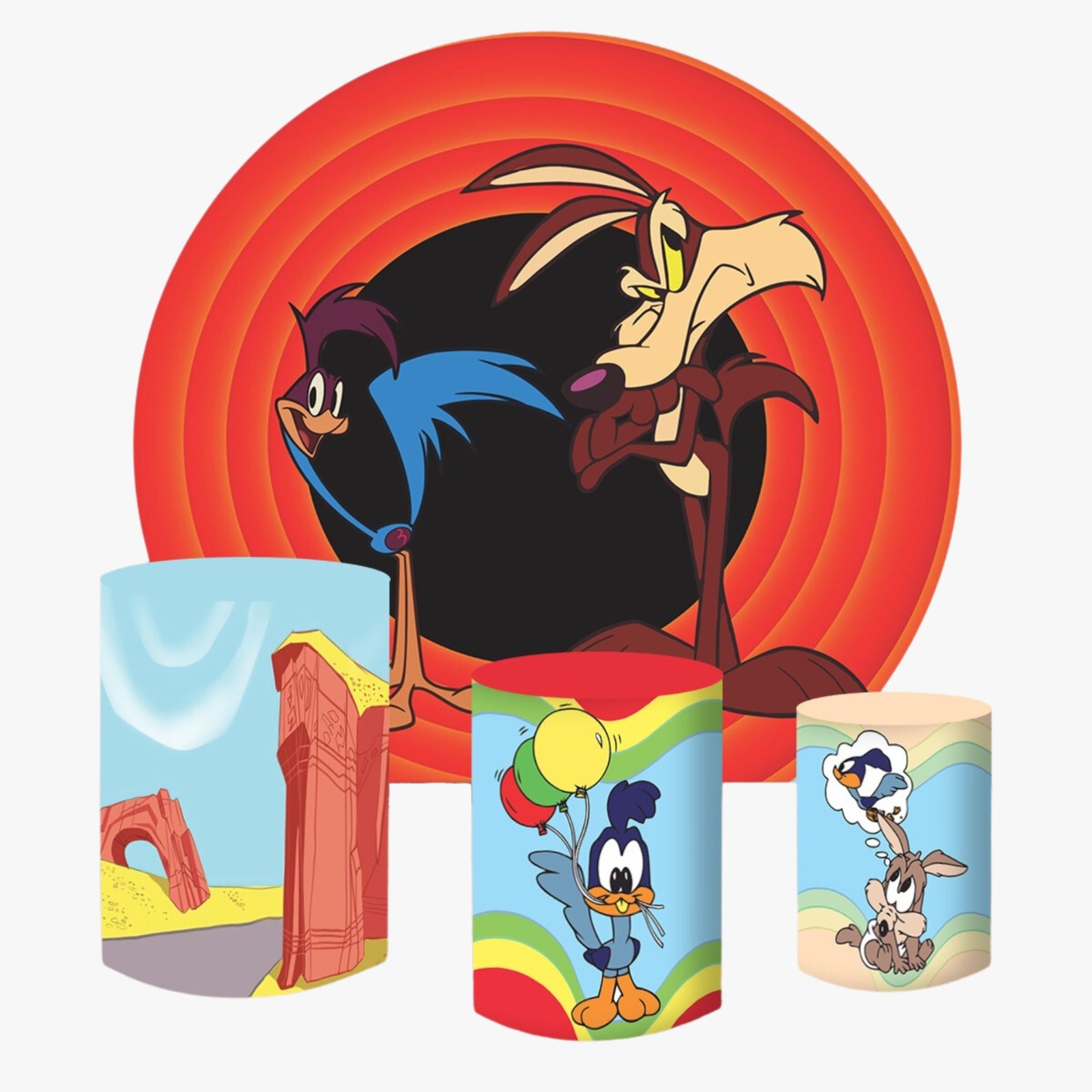 Looney Tunes Backdrop & Pedestal Cover.