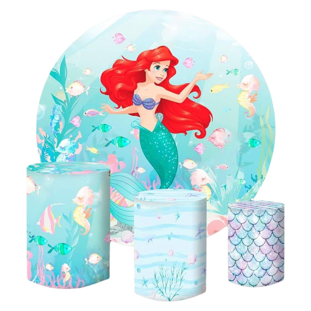 The Little Mermaid Backdrop & Pedestal Cover