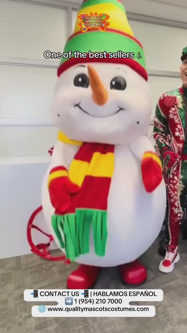 Snowman Mascot Costume