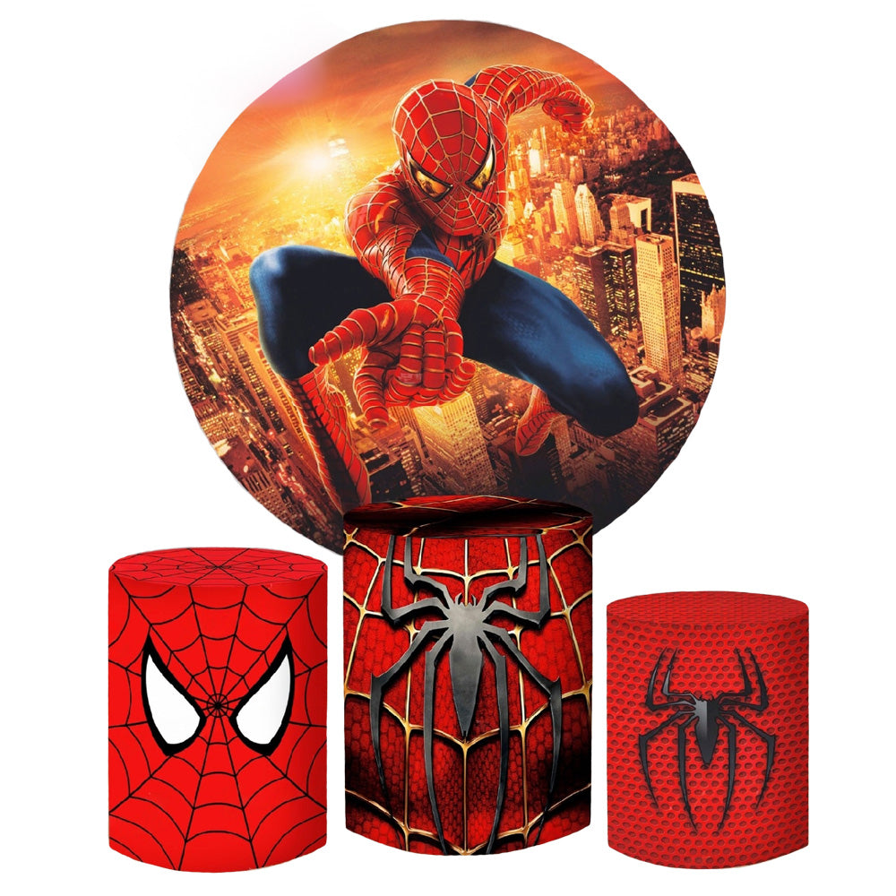 Spiderman Backdrop & Pedestal Cover