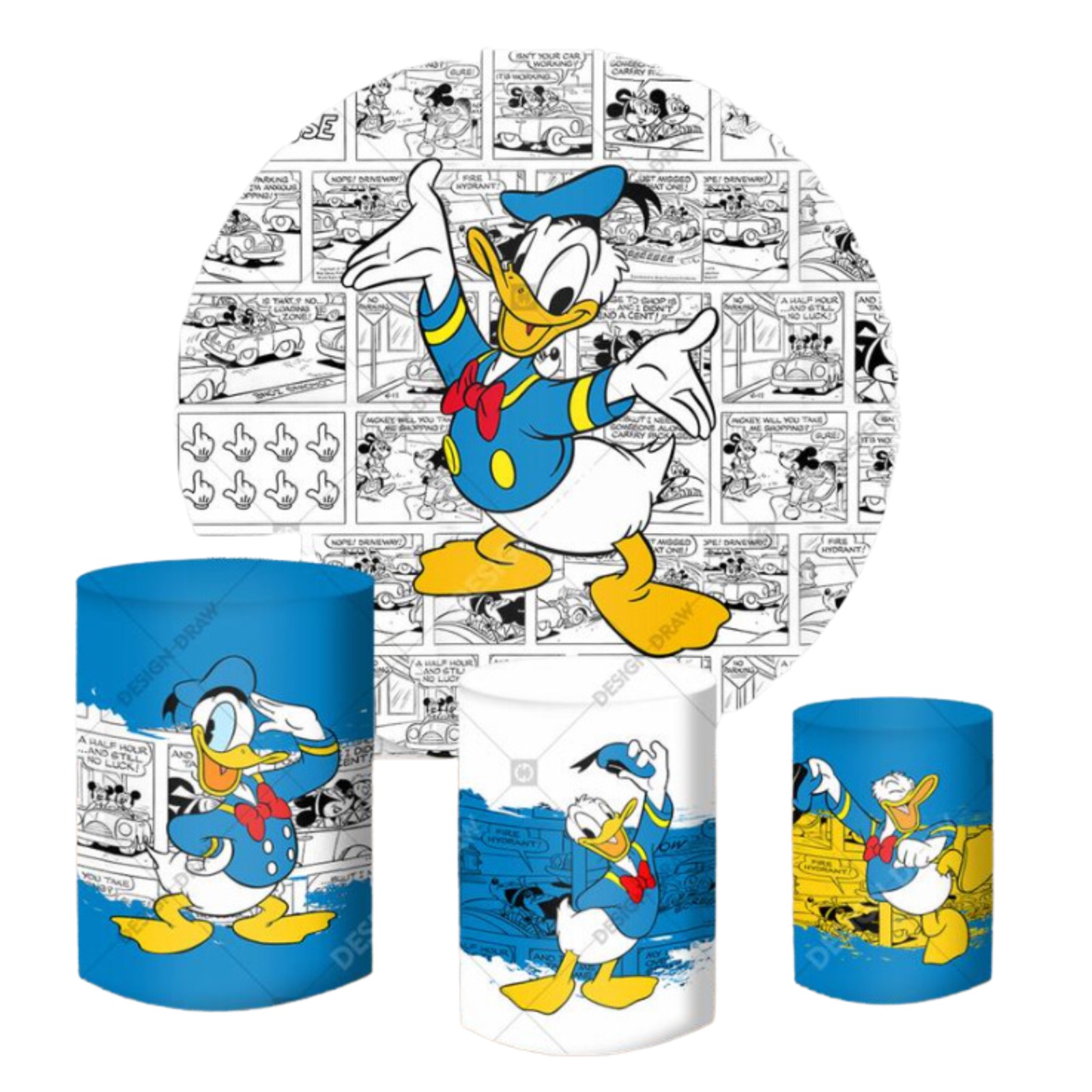 Duck Backdrop & Pedestal Cover | Quality Mascots Costumes